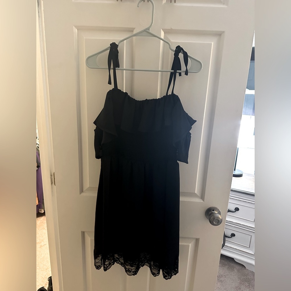 Torrid size 2x black bathing suit cover up dress